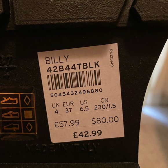 Topshop Billy boots size 6.5 - Picture 6 of 9